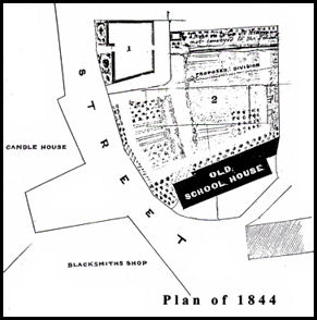 Location of school in 1844