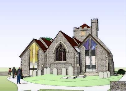Artist's Impression: courtesy of the Lee Evans Partnership & St Margaret's Church