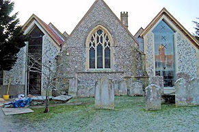 Building work as at early January 2009